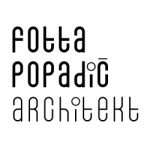 Fotta Popadič Architekt Logo Biele